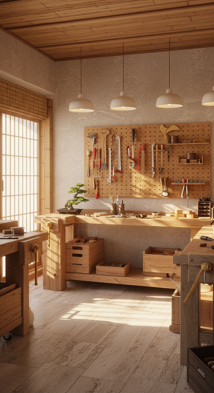 Artisan working on a wall or ceiling